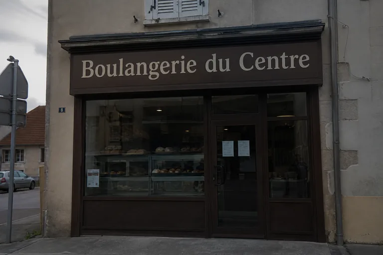 Extérieur peu engageant de la Boulangerie du Centre