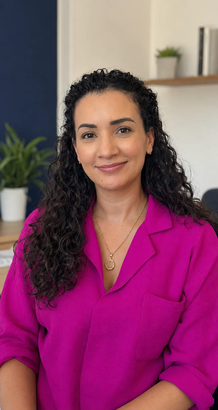 Portrait de Fatima Lekraichi, fondatrice d’Efficia Digital